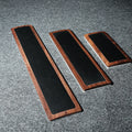 Stando Solace Stacked Walnut Wrist Rest on a minimalist home office desk