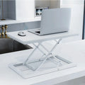 Stando Girder Modular Steel Desk Riser on a minimalist home office desk