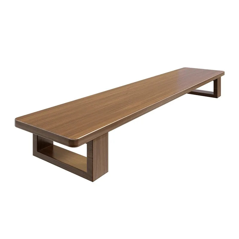 Stando Ridge Recessed Solid Wood Desk Riser detail view 5
