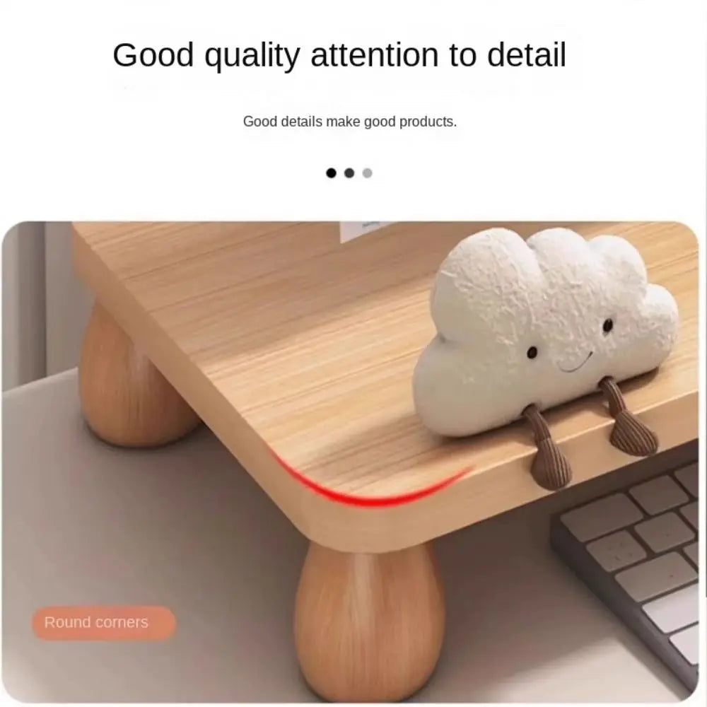 Stando Cairn Modular Solid Wood Desk Riser detail view 5