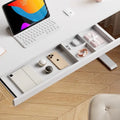 Stando Slipstream Low-Profile Under-Desk Drawer on a minimalist home office desk