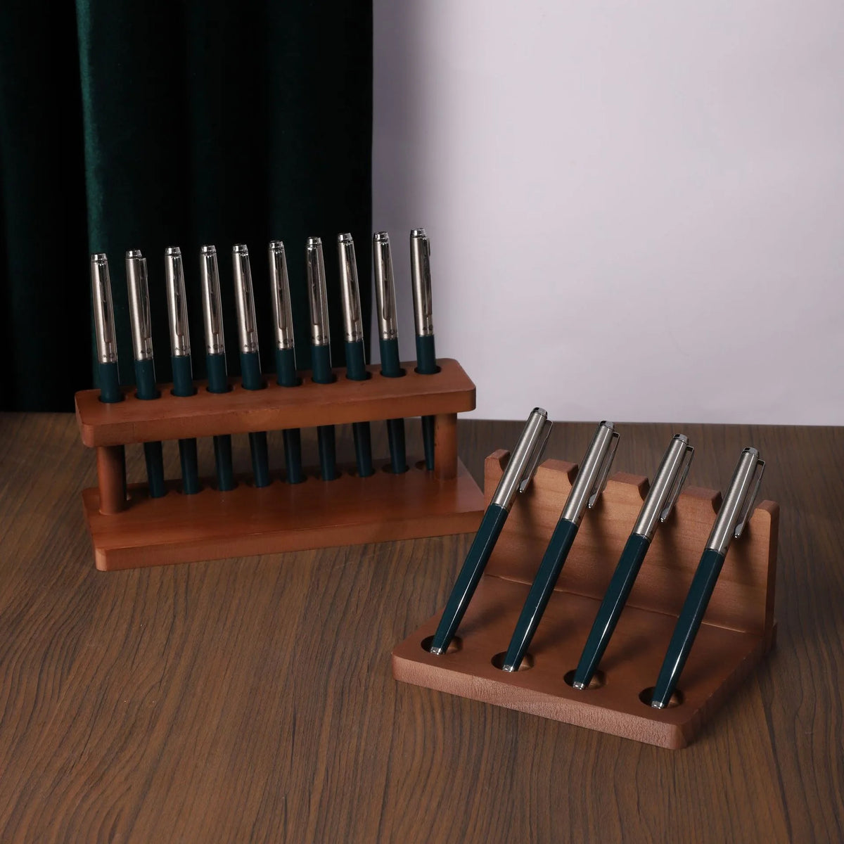 Stando Quill Tapered Desktop Organiser on a minimalist home office desk