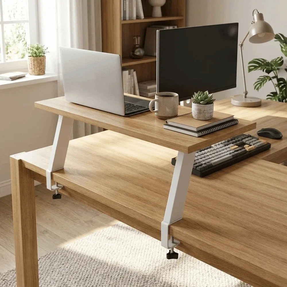 Stando Grove Stacked Solid Wood Desk Riser detail view 5