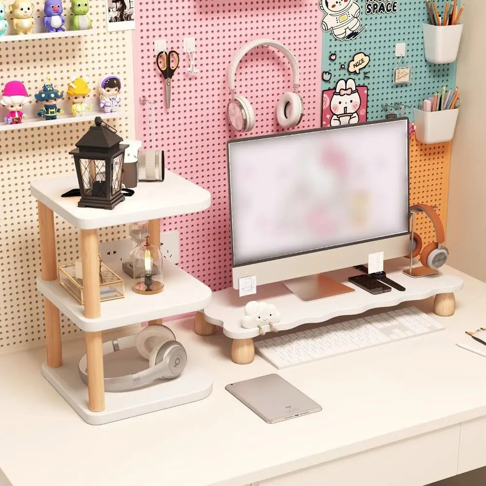 Stando Cairn Modular Solid Wood Desk Riser detail view 3