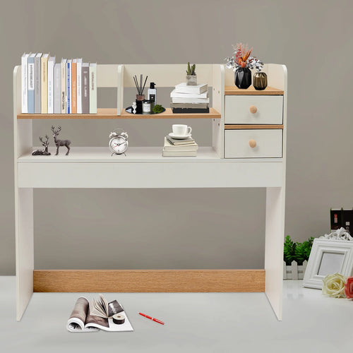 Stando Atlas Hand-Finished Desktop Organiser on a minimalist home office desk