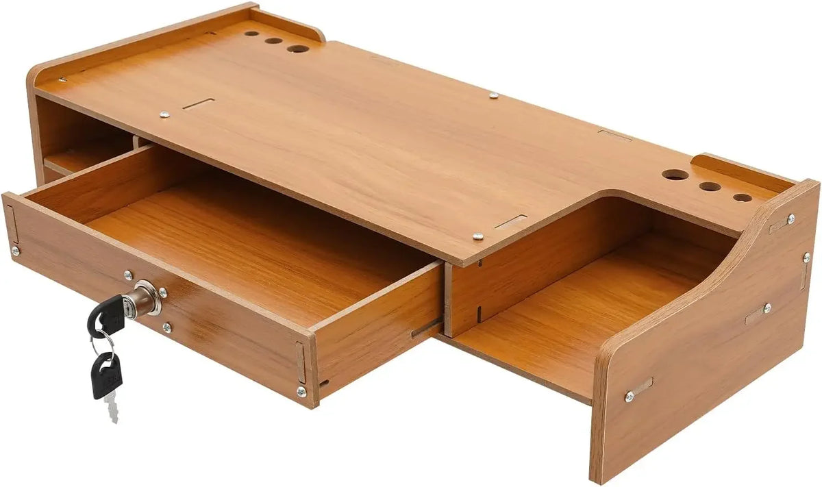 Stando Linden Stacked Solid Wood Desk Riser detail view 3