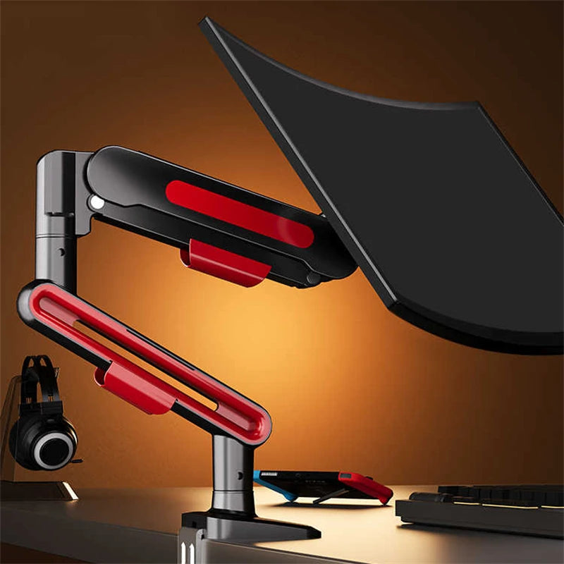 Stando Span Cantilevered Gas-Spring Monitor Arm on a minimalist home office desk