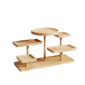 Stando Loft Edge-Stitched Desktop Shelf on a minimalist home office desk