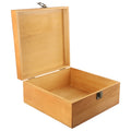 Stando Archive Weighted Wood Storage Box on a minimalist home office desk